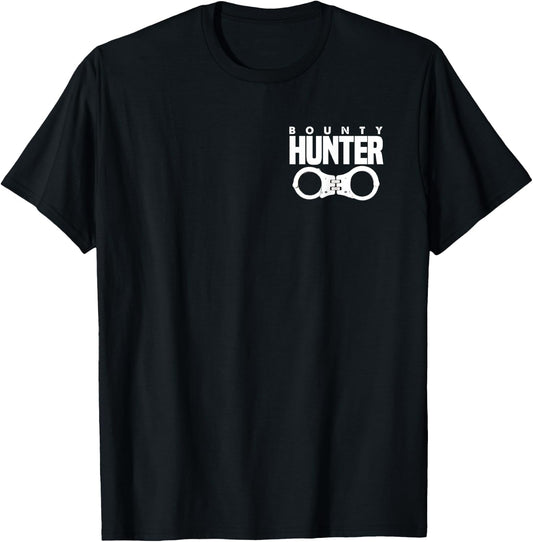 Bounty Hunter for Fugitive Recovery Agents Leo T-Shirt - T-Shirt | Black