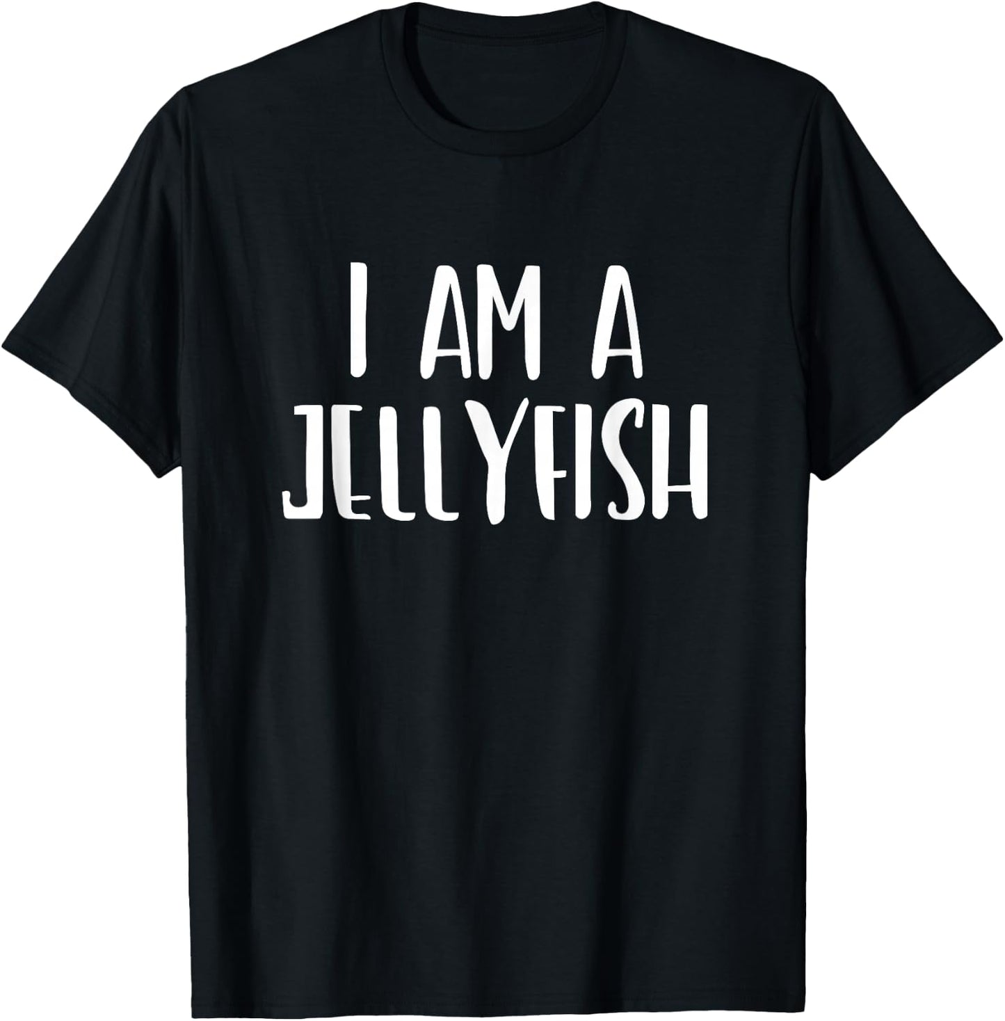 I Am A Jellyfish Halloween I'm Simple Costume Jelly-Fish T-Shirt - T-Shirt | Black