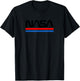 Retro NASA Worm Logo T-Shirt - T-Shirt | Black