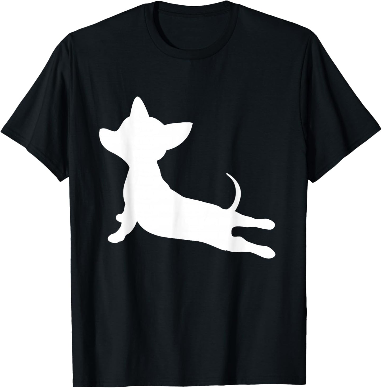 CHIWEENIE YOGA FITNESS GIFT, Chihuahua Dachshund Exercise T-Shirt - T-Shirt | Black