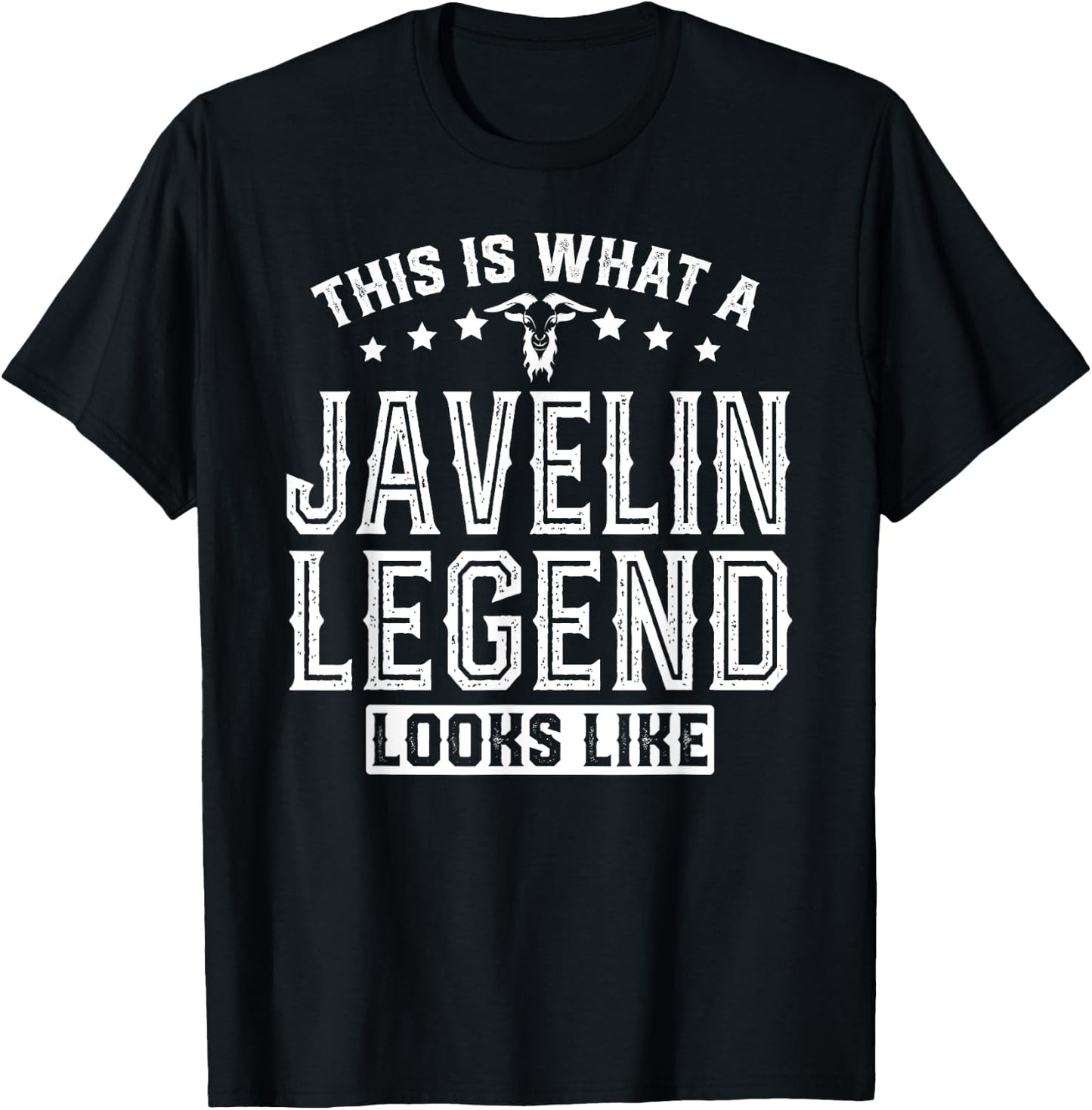 Funny Javelin What A Legend Looks Like T-Shirt - T-Shirt | Black