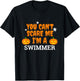 Can't Scare Me I'm a Swimmer Halloween Scary Swim Team T-Shirt - T-Shirt | Black