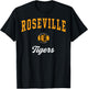 Roseville High School Tigers C3 T-Shirt - T-Shirt | Black