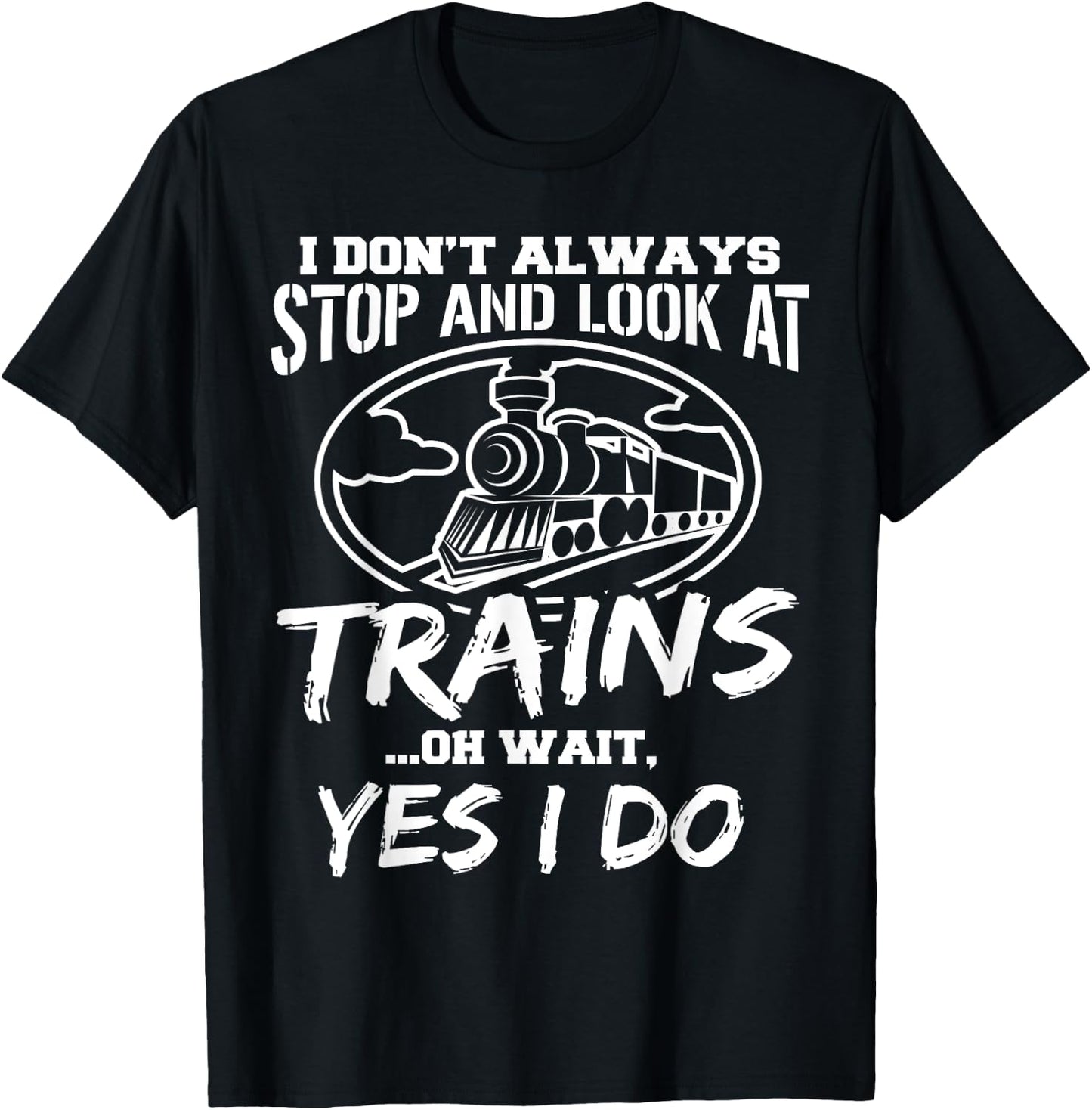 Train Trains Models Conductor T-Shirt - T-Shirt | Black