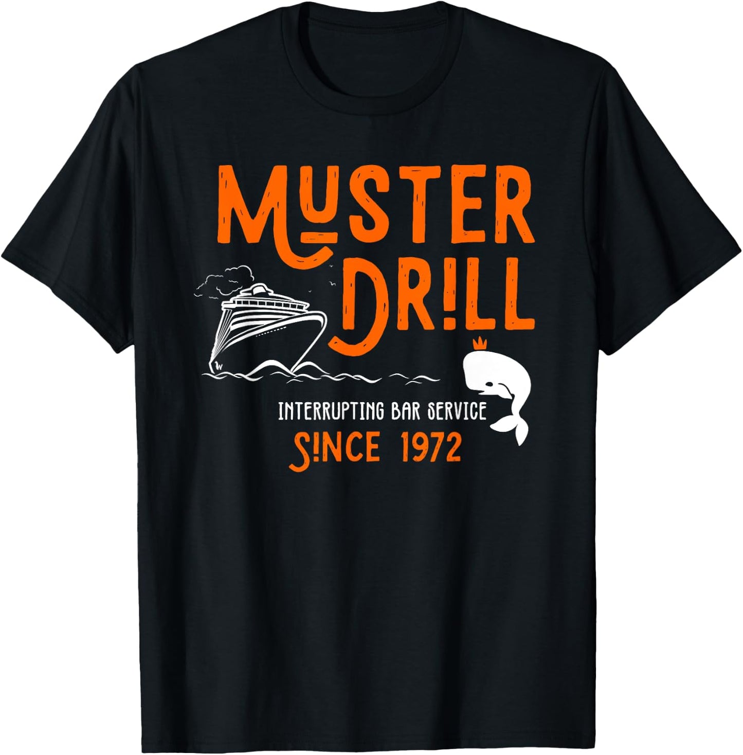 Muster Drill Interrupting Bar Service 1972 T-Shirt - T-Shirt | Black