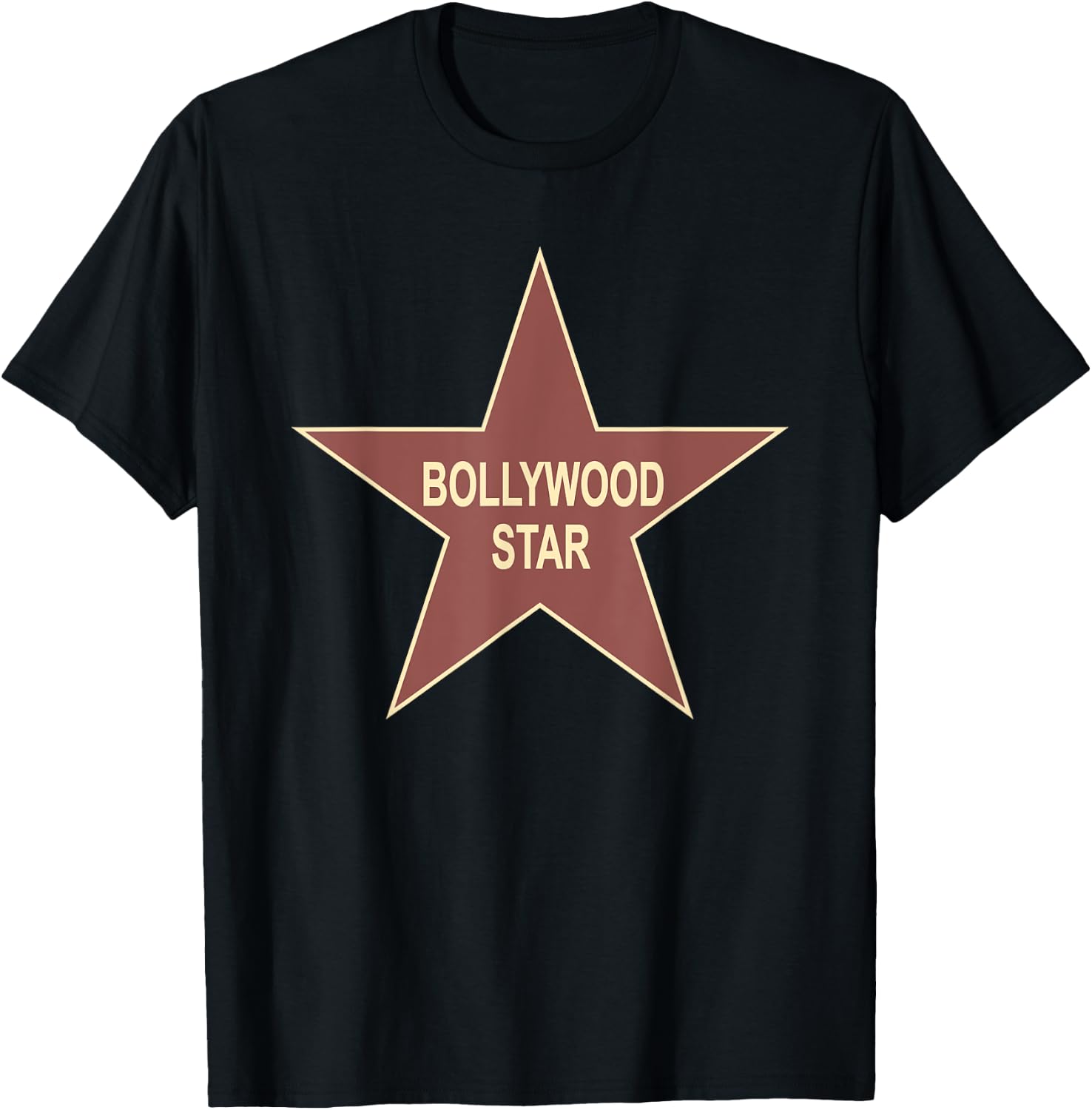 Bollywood Star Funny Indian Movie Actor Actress Fan T-Shirt - T-Shirt | Black
