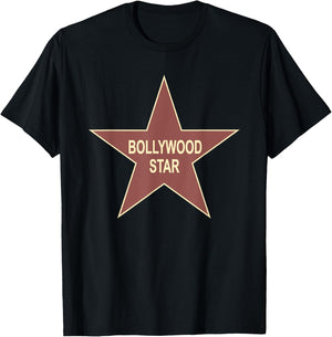 Bollywood Star Funny Indian Movie Actor Actress Fan T-Shirt - T-Shirt | Black