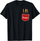 Pocky Pocket Chocolate Japan Dessert Fun Gift T-Shirt - T-Shirt | Black