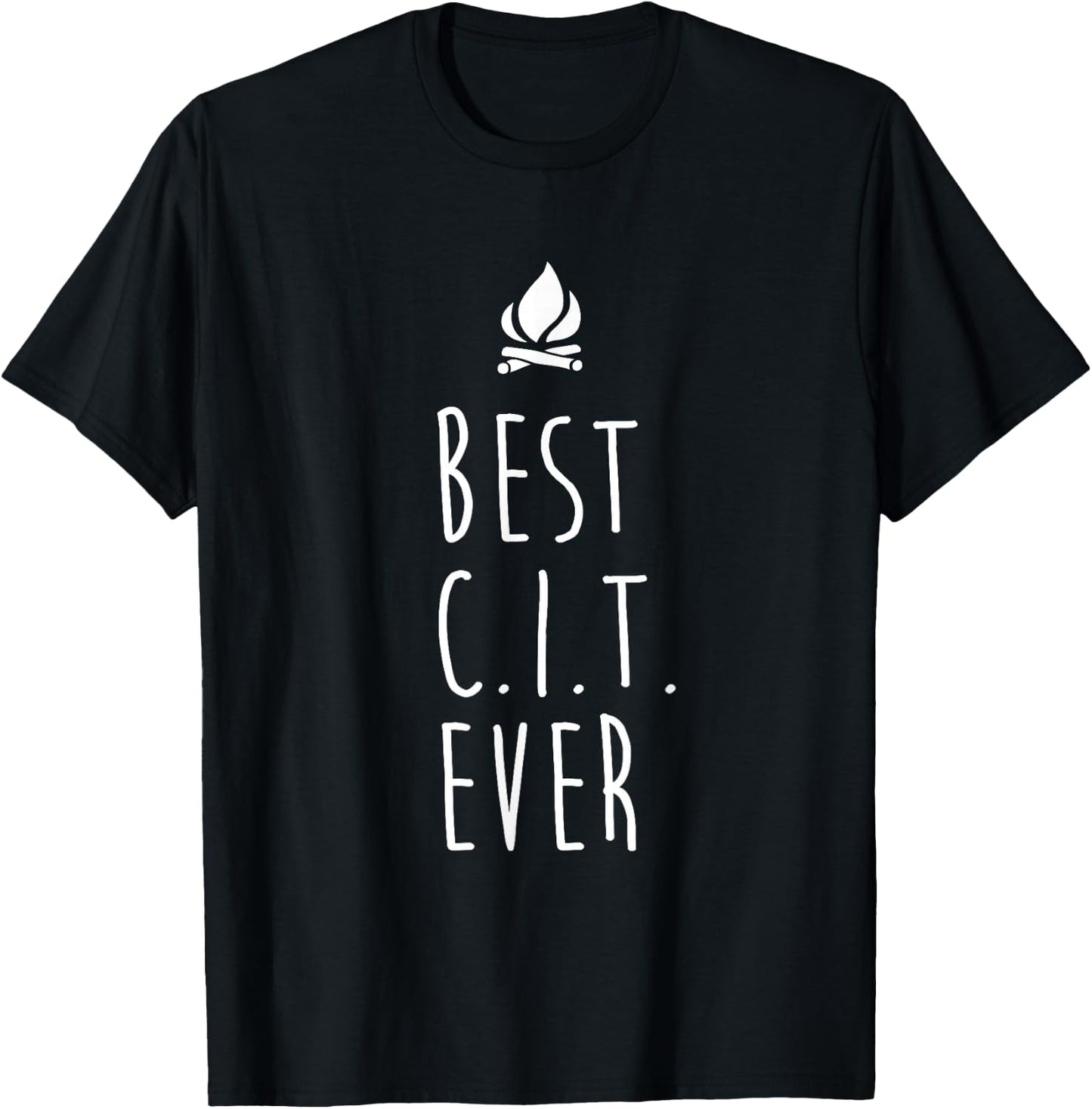 Best CIT Ever Shirt Summer Camp Counselor In Training T-Shirt - T-Shirt | Black
