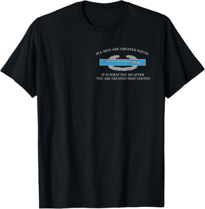 Combat Infantryman Badge (CIB) Shirt T-Shirt - T-Shirt | Black