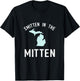 Smitten In The Mitten Michigan T-Shirt - T-Shirt | Black