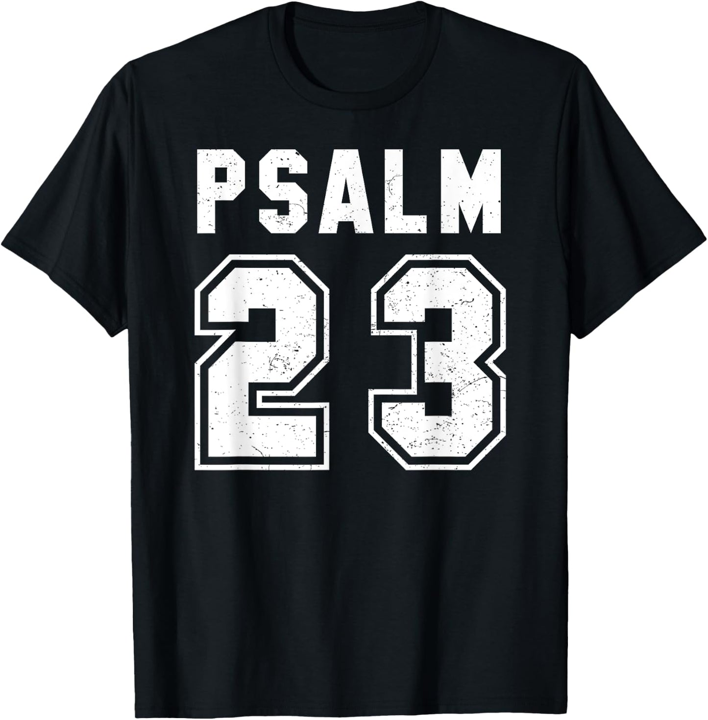 Psalm 23 T Shirt T-Shirt - T-Shirt | Black