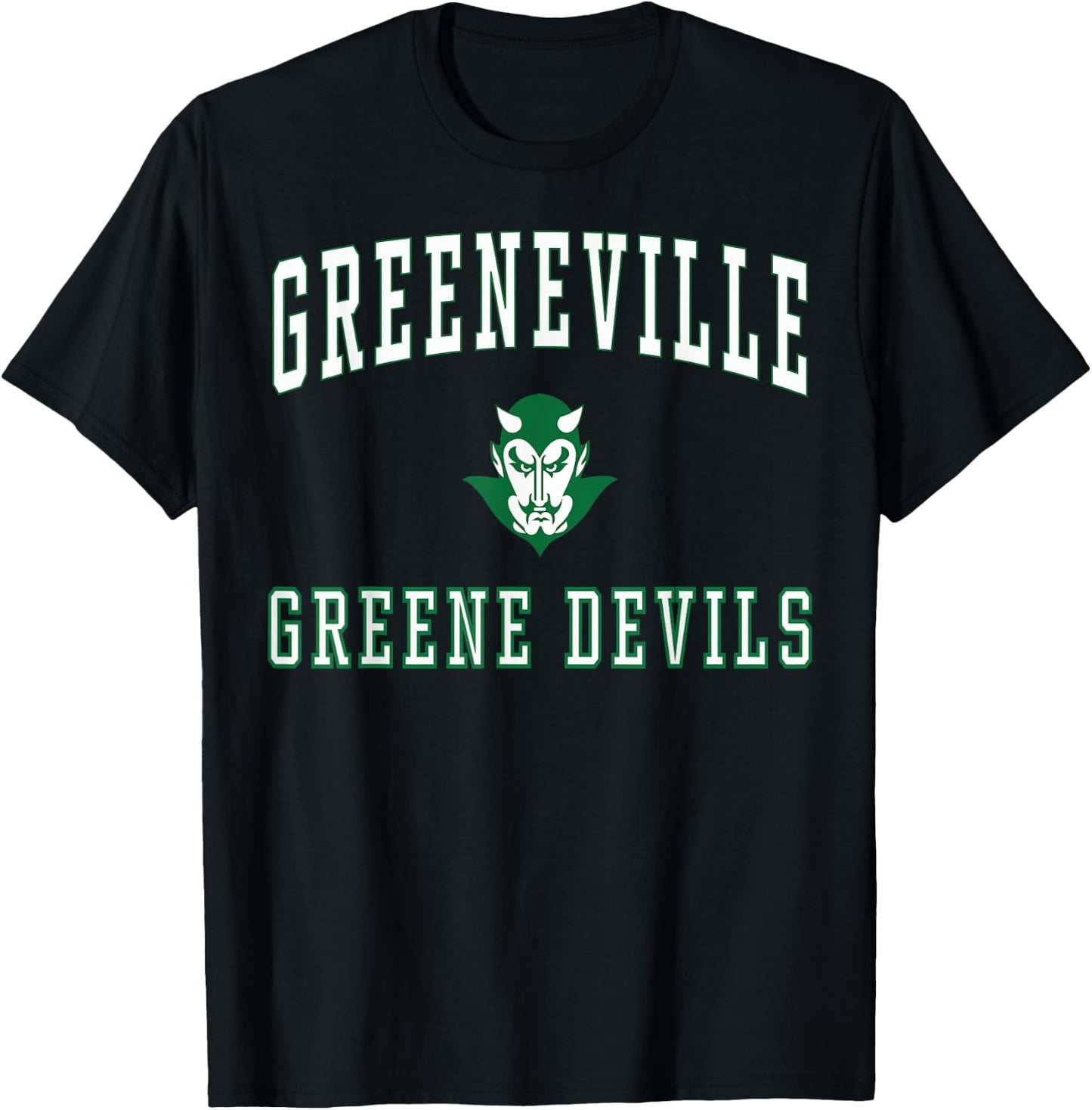 Greeneville High School Greene Devils C1 T-Shirt - T-Shirt | Black