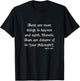 Shakespeare quote: There are more things in Heaven and Earth T-Shirt - T-Shirt | Black