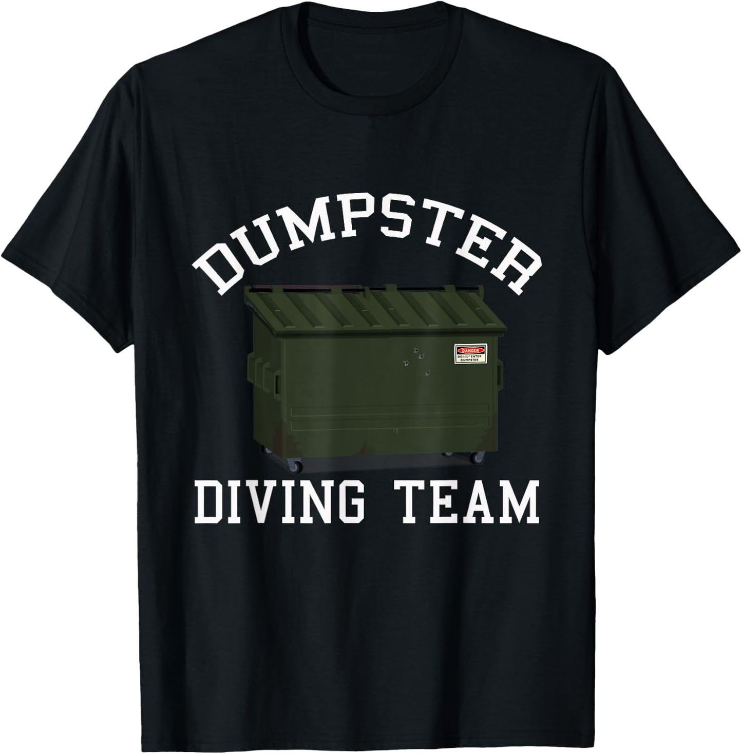 Dumpster Diving Team Treasure Hunting Matching Diver T-Shirt - T-Shirt | Black