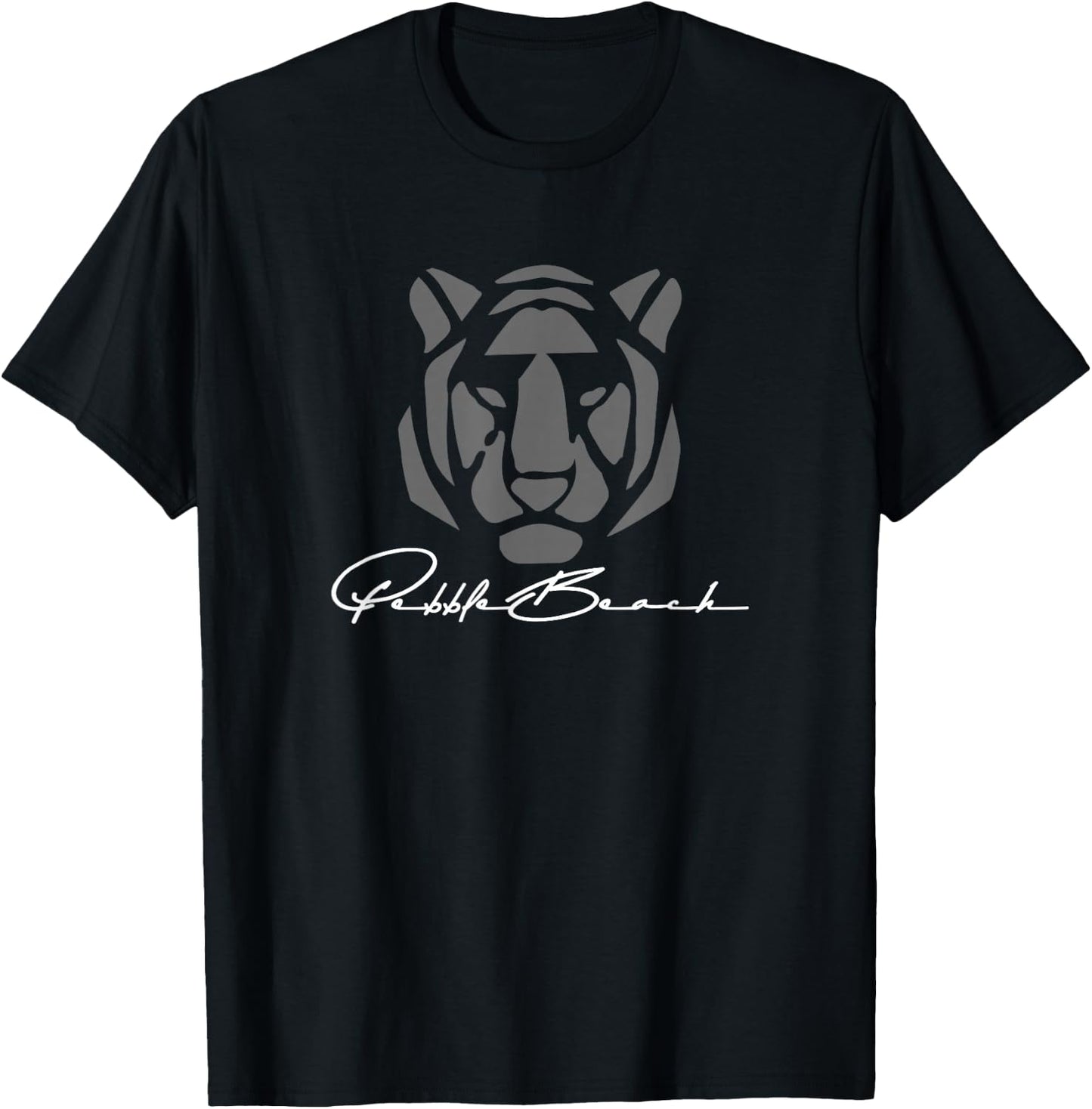 Pebble Beach Golf | Tiger T-Shirt - T-Shirt | Black