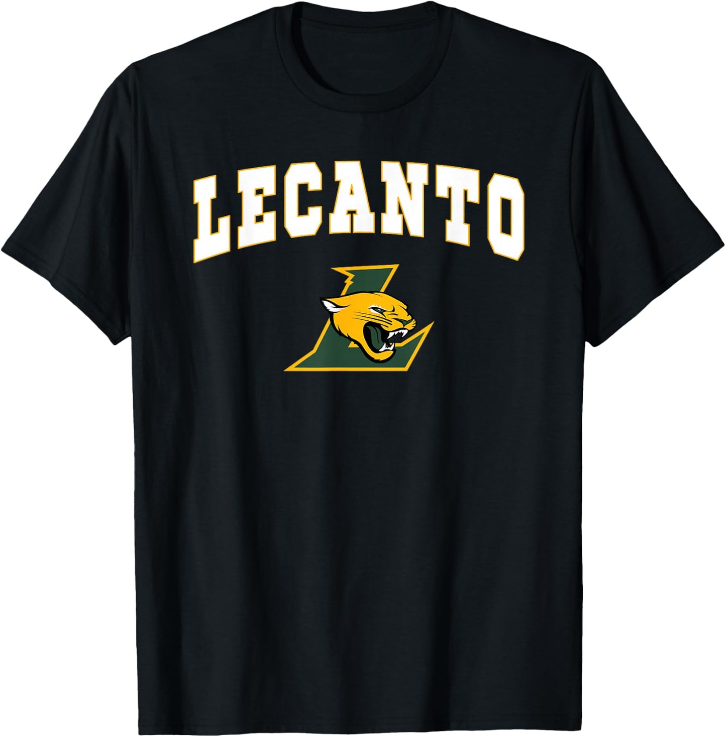 Lecanto High School Panthers C2 T-Shirt - T-Shirt | Black