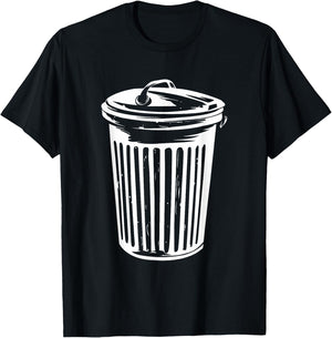 Trash Can Halloween Costume Garbage Can Trashcan Costume T-Shirt - T-Shirt | Black