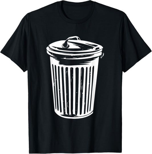 Trash Can Halloween Costume Garbage Can Trashcan Costume T-Shirt - T-Shirt | Black