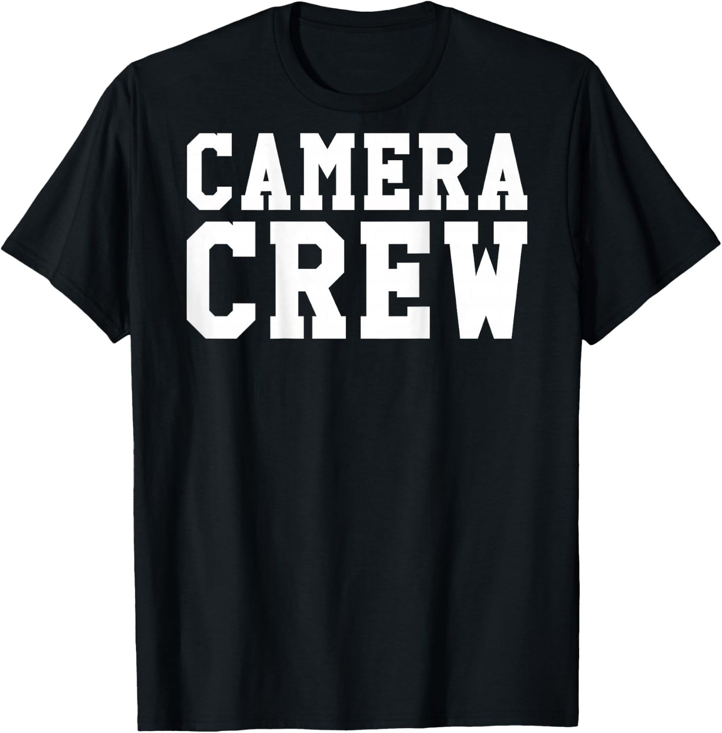 BACK ONLY Camera Crew TV Film Production Shirt T-Shirt - T-Shirt | Black