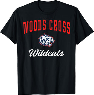Woods Cross High School Wildcats C3 T-Shirt - T-Shirt | Black