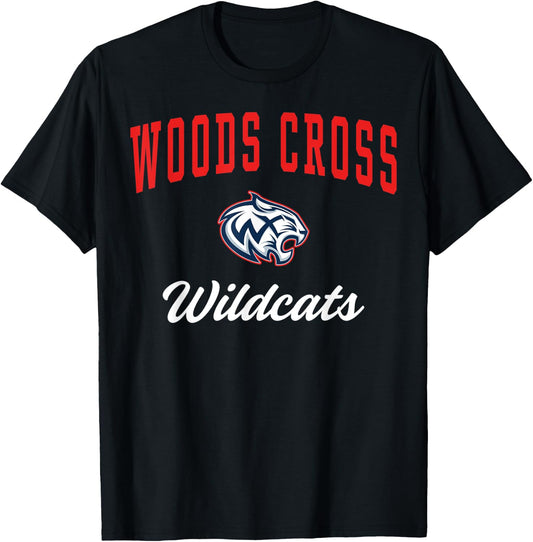 Woods Cross High School Wildcats C3 T-Shirt - T-Shirt | Black