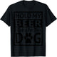 Retro Vintage Holding My Beer I Gotta Pet This Dog T-Shirt - T-Shirt | Black