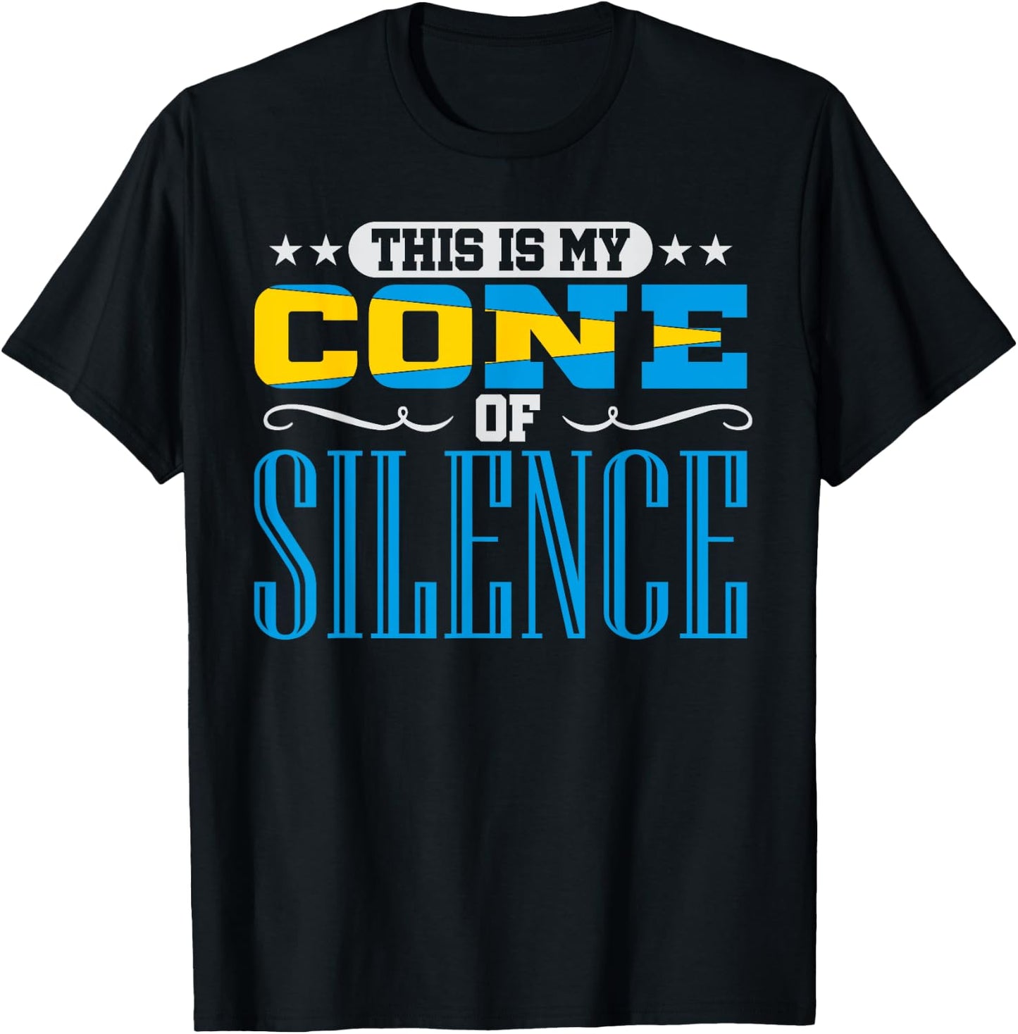 Cone of Silence Agile Project Management Funny Gift Shirt T-Shirt - T-Shirt | Black