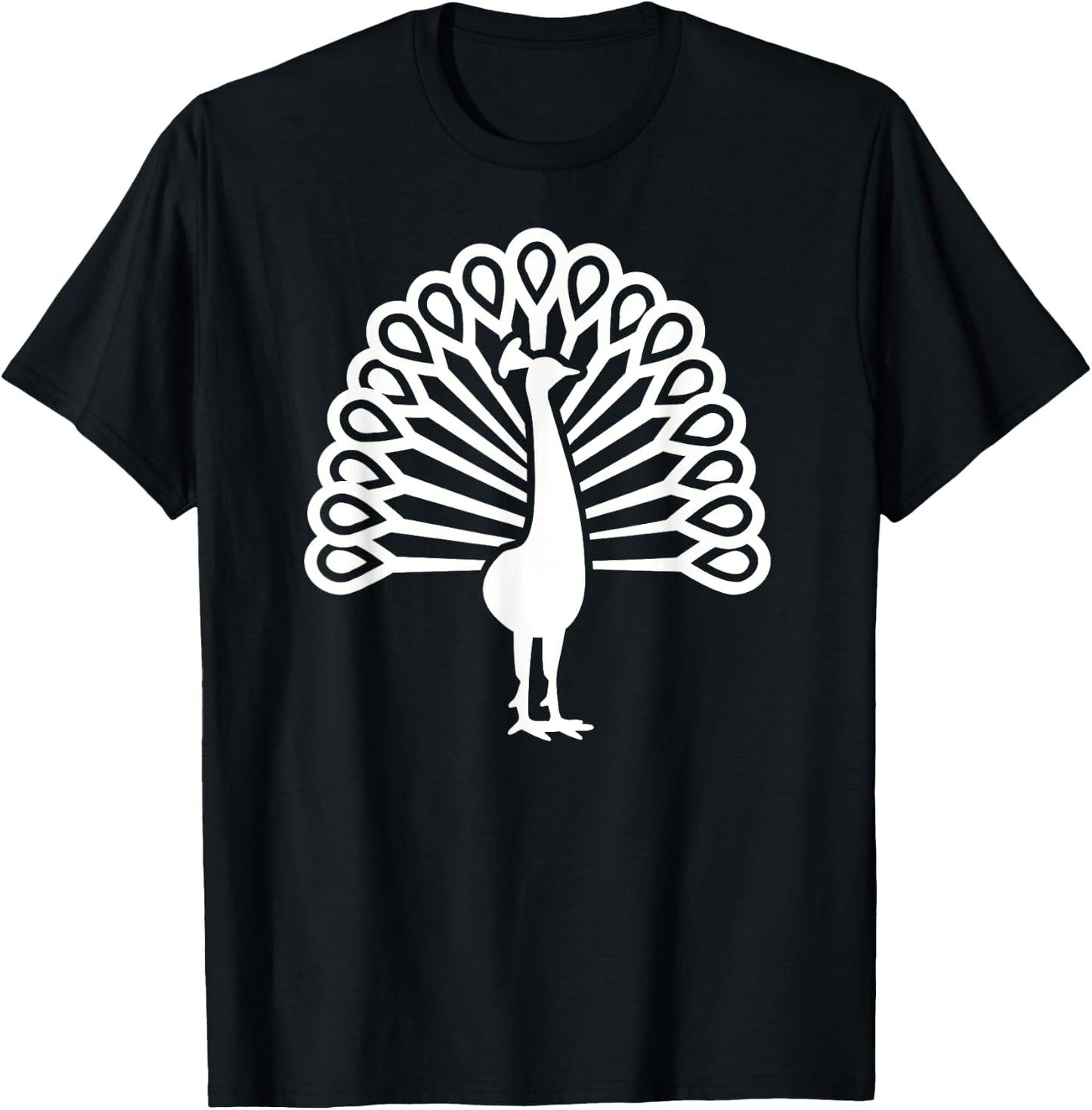 Peacock T-Shirt - T-Shirt | Black