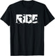 Snowmobile Ride Snowmobiling Winter Sport Gift T-Shirt - T-Shirt | Black