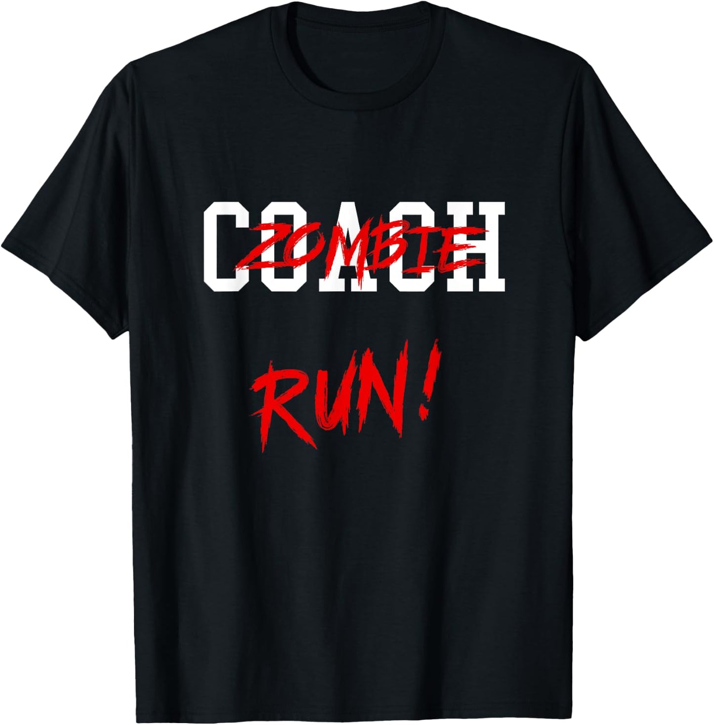 Coach Zombie / Halloween themed coach t shirt T-Shirt - T-Shirt | Black