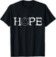 Sobriety Hope Recovery Alcoholic Abstinence Sober AA Support T-Shirt - T-Shirt | Black