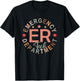 Emergency Department Tech Emergency Room Tech Back Of T-Shirt - T-Shirt | Black