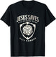 Tabletop RPG Christian Jesus Saves All Others board game T-Shirt - T-Shirt | Black