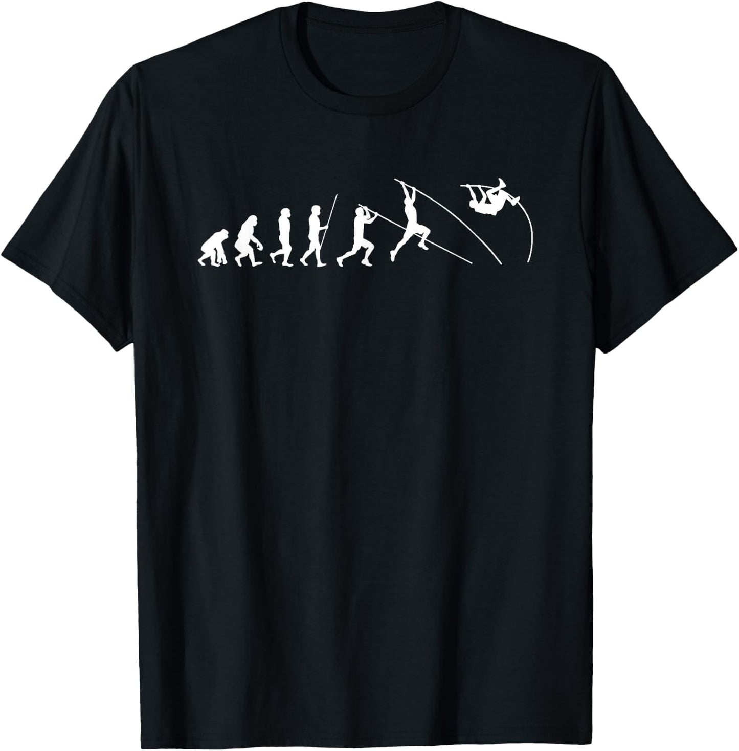 Awesome Pole Vault Evolution Awesome Pole Vault Evolution T-Shirt - T-Shirt | Black