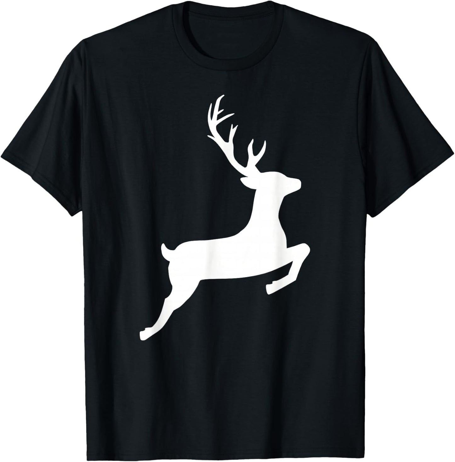 Jumping deer T-Shirt - T-Shirt | Black