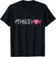 Dance Mom #DANCEMOM for Proud Fan Moms of Dancers T-Shirt - T-Shirt | Black