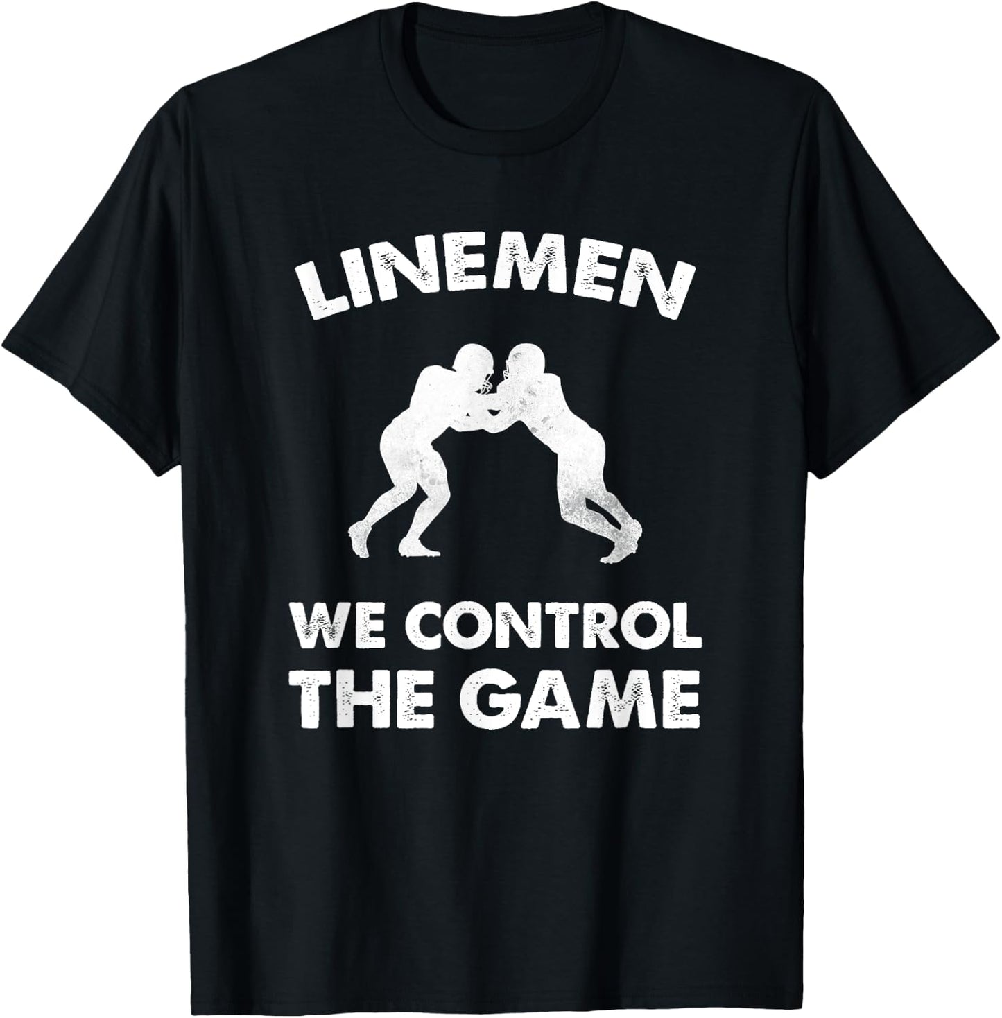 Offensive Defensive Lineman Shirt | Lineman T-Shirt - T-Shirt | Black