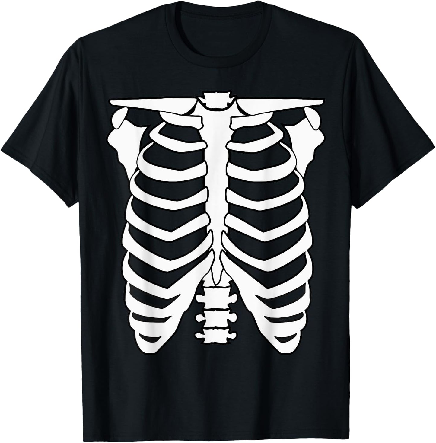 Halloween Skeleton Shirt T-Shirt - T-Shirt | Black