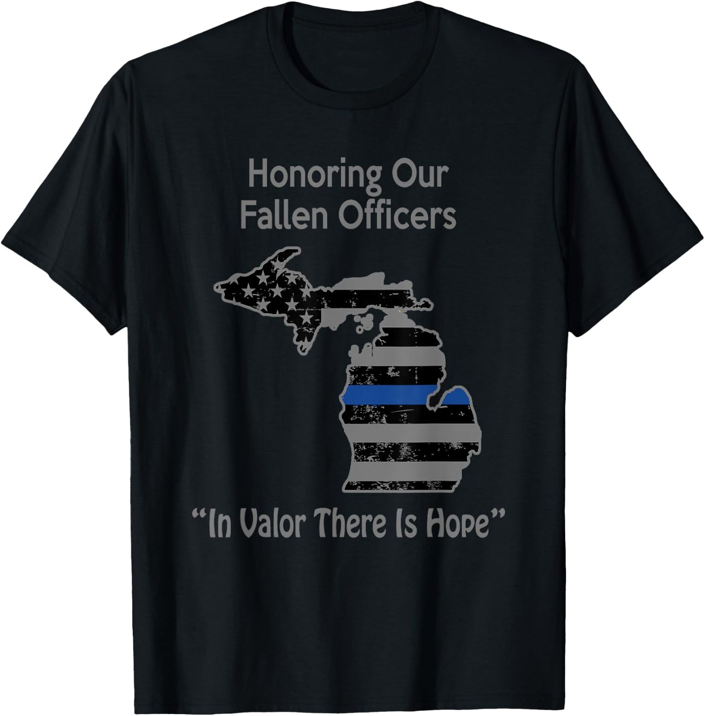 Michigan State Police Michigan State Police Shirt T-Shirt - T-Shirt | Black