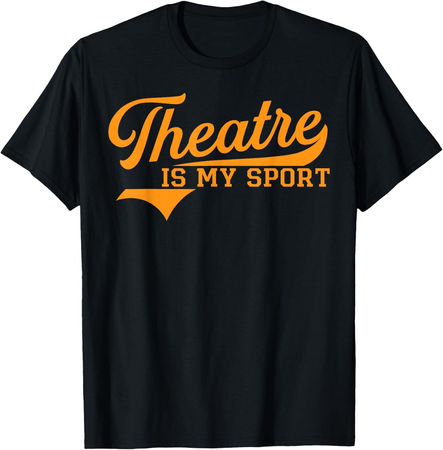 Theater Is My Spot Funny Retro Vintage Theater Novelty T-Shirt - T-Shirt | Black