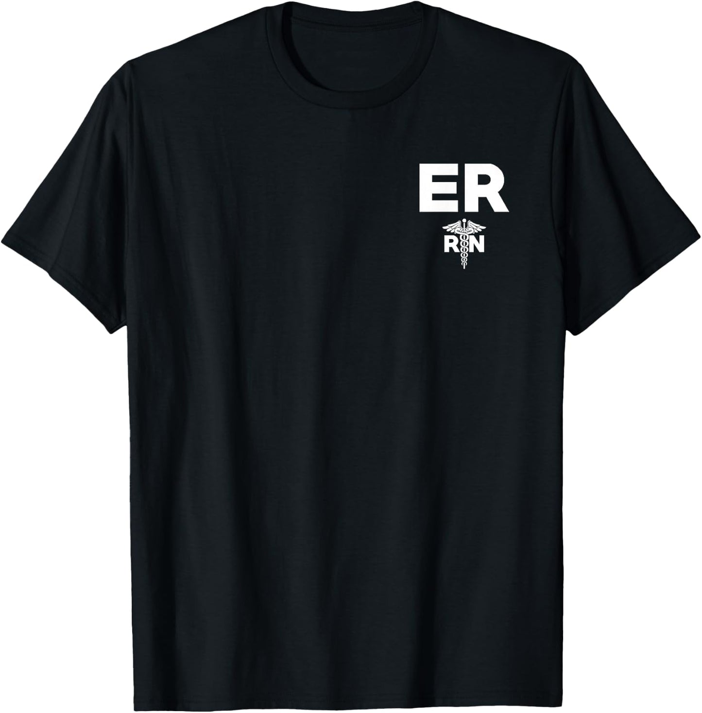 Emergency Room Registered Nurse Hospital RN Staff T-Shirt - T-Shirt | Black