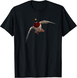 Sailing Drake - Duck Hunting Shirt by Committed Waterfowl T-Shirt - T-Shirt | Black