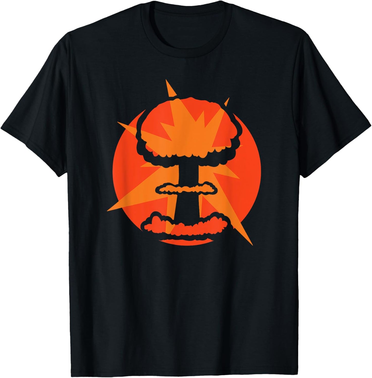 Nuclear Bomb Shirts Mushroom Clouds Retro War Blast T-Shirt - T-Shirt | Black