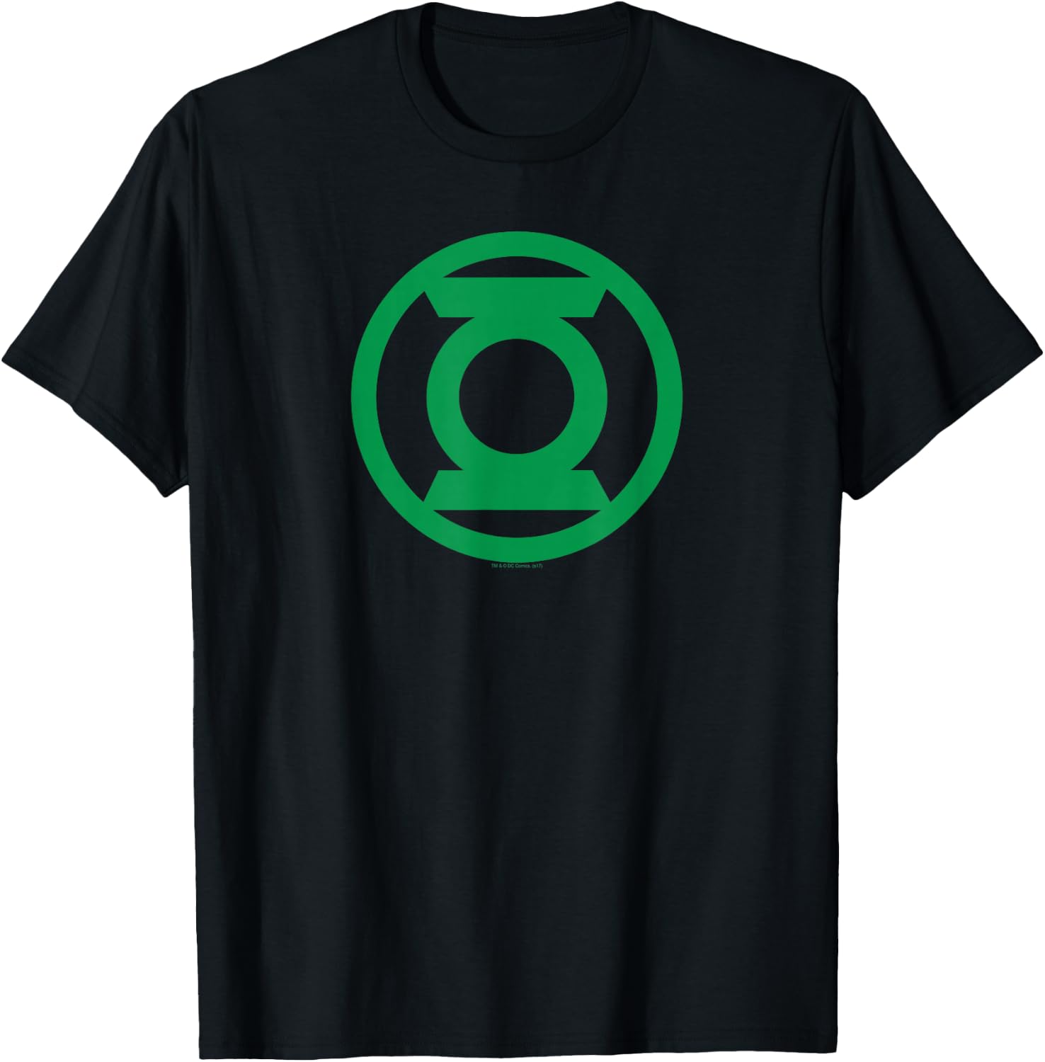 Green Lantern Green Emblem T-Shirt - T-Shirt | Black