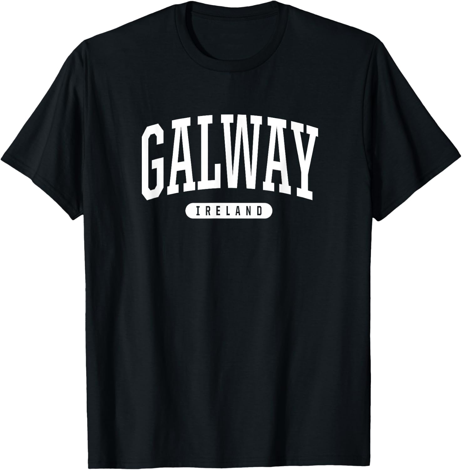 Galway Ireland T Shirt, Galway , Travel Gifts IRL T-Shirt - T-Shirt | Black