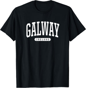 Galway Ireland T Shirt, Galway , Travel Gifts IRL T-Shirt - T-Shirt | Black
