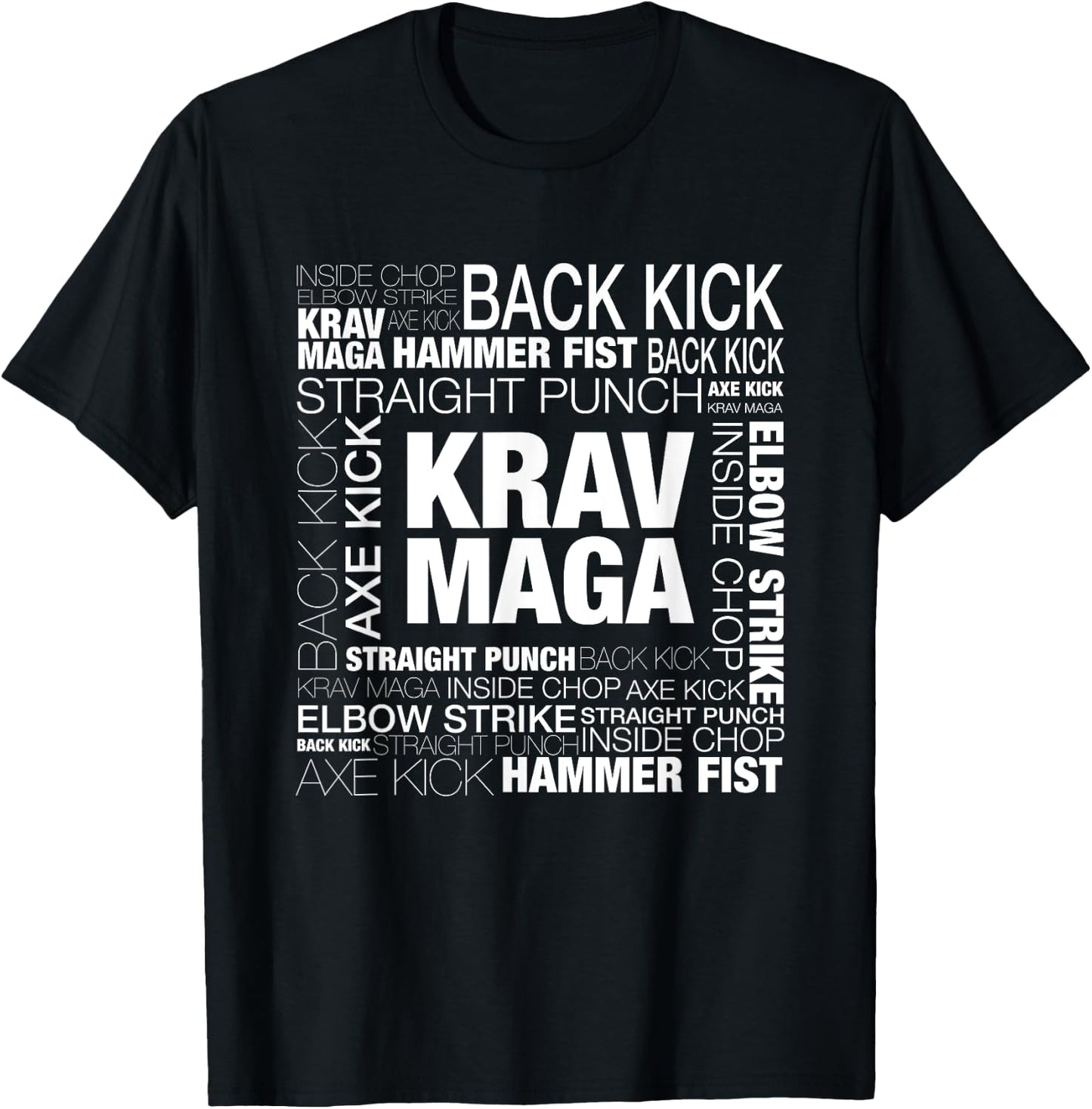 Krav Maga Israeli Martial Arts Self Defense Gift T-Shirt - T-Shirt | Black