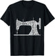Sewing Machine T-Shirt - T-Shirt | Black