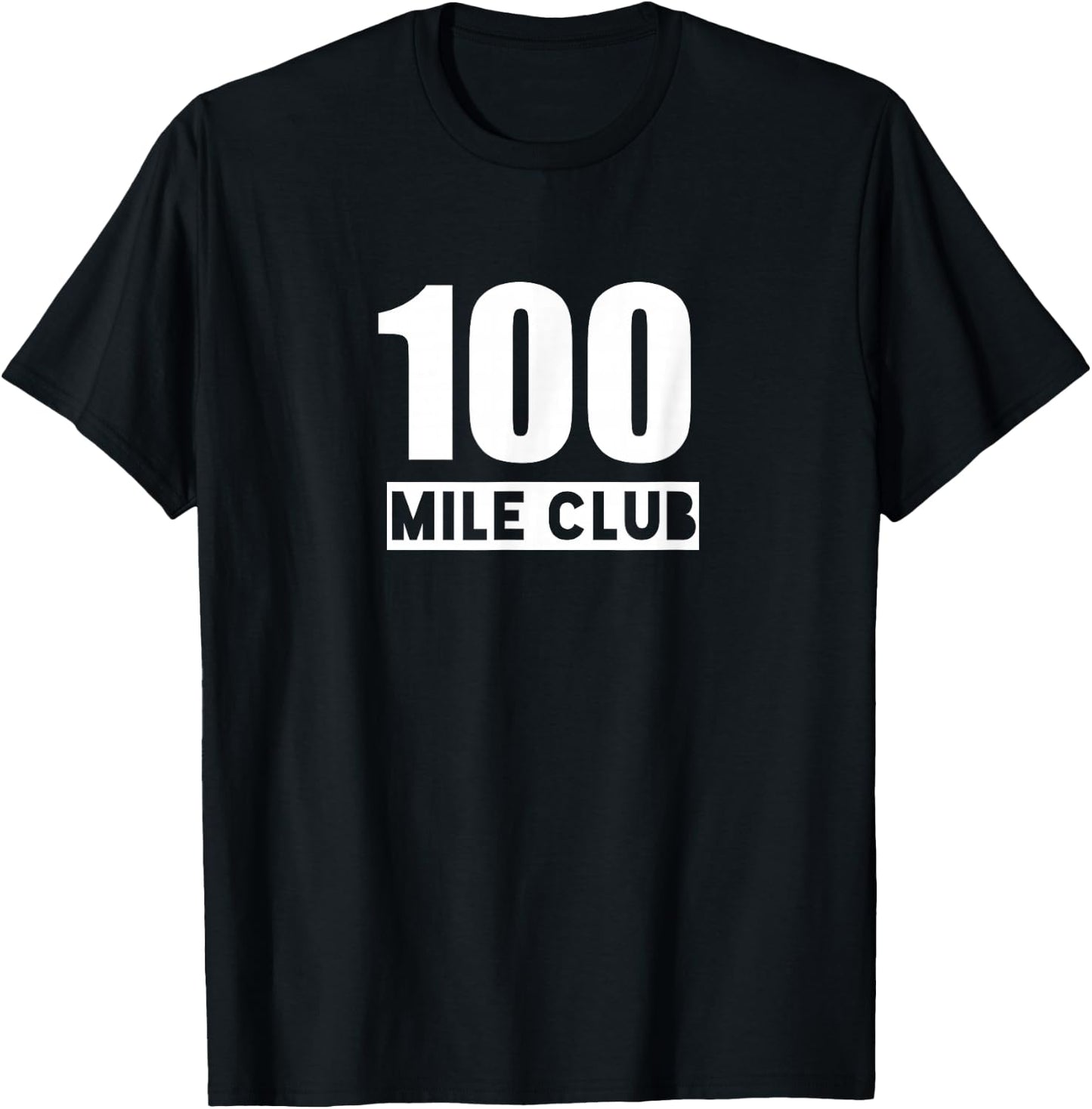 100 Mile Club - 100 Miles Trail Running Ultra Running T-Shirt - T-Shirt | Black